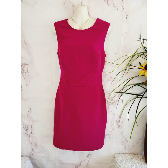 Nicole Miller NY Sleeveless Stretchy Crossback Dress - Purple